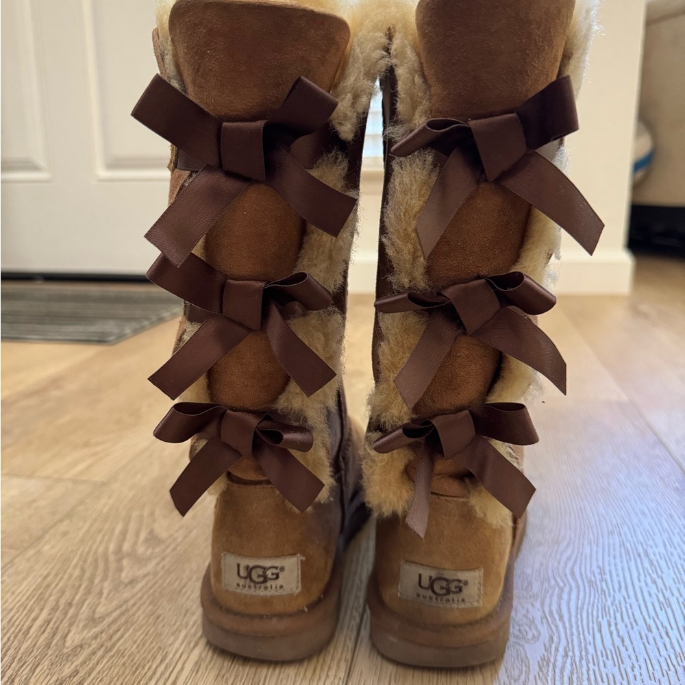Ladies Chestnut Bailey Bow Tall - Size 5 - Picture 4 of 6